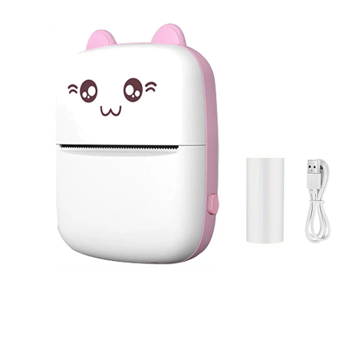 Mini Printer, Portable Thermal Photo Printer, Inkless Sticker Maker Machine for Notes, Photos, Stickers, Labels